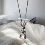 Flytonn-Korean style, Casual fashion, INS dressing, Lazy style, Graduation gift 
BUNNY CHAIN