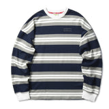 Flytonn-Korean style, Casual fashion, INS dressing, Lazy style, Graduation gift 
NO. 1096 OVERSIZED STRIPED LONG SLEEVE