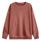 Flytonn-Korean style, Casual fashion, INS dressing, Lazy style, Graduation gift 
NO. 1041 INSIDE OUT SWEATER
