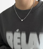 Flytonn-Korean style, Casual fashion, INS dressing, Lazy style, Graduation gift 
MINIMAL SQUARE CHAIN NECKLACE