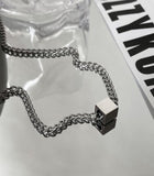 Flytonn-Korean style, Casual fashion, INS dressing, Lazy style, Graduation gift 
MINIMAL SQUARE CHAIN NECKLACE