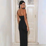 FLYTONN-Sexy spring and summer dresses, party dresses, graduation gifts,Rosy Reveal Backless Skinny Dress