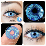 FLYTONN Contact Case Color Contact Lenses For Eyes Cosplay Colored Lenses Blue Lens Case Contact Lens With Contact Box
