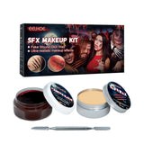 Christmas Flytonn Skin Wax Plasma Makeup Set Scar Makeup Horror Party Makeup Props Modeling Scar Wax Coagulated Products Korean 2022