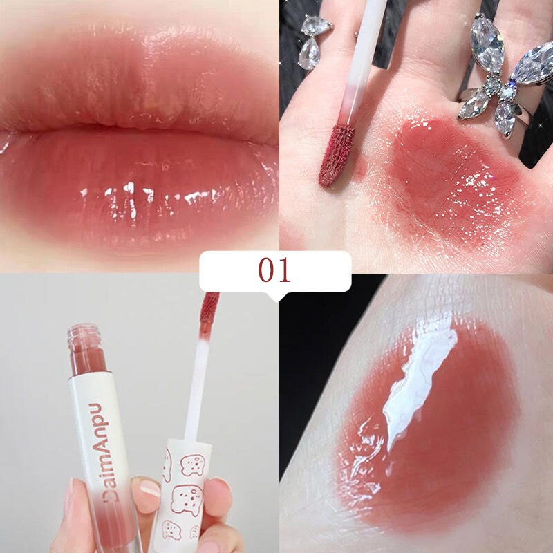 Flytonn Bubble Lip Gloss Mirror Water Liquid Lipstick Moisturizing Lipgloss Long Lasting Sexy Lip Tint Makeup Korean Cosmetics