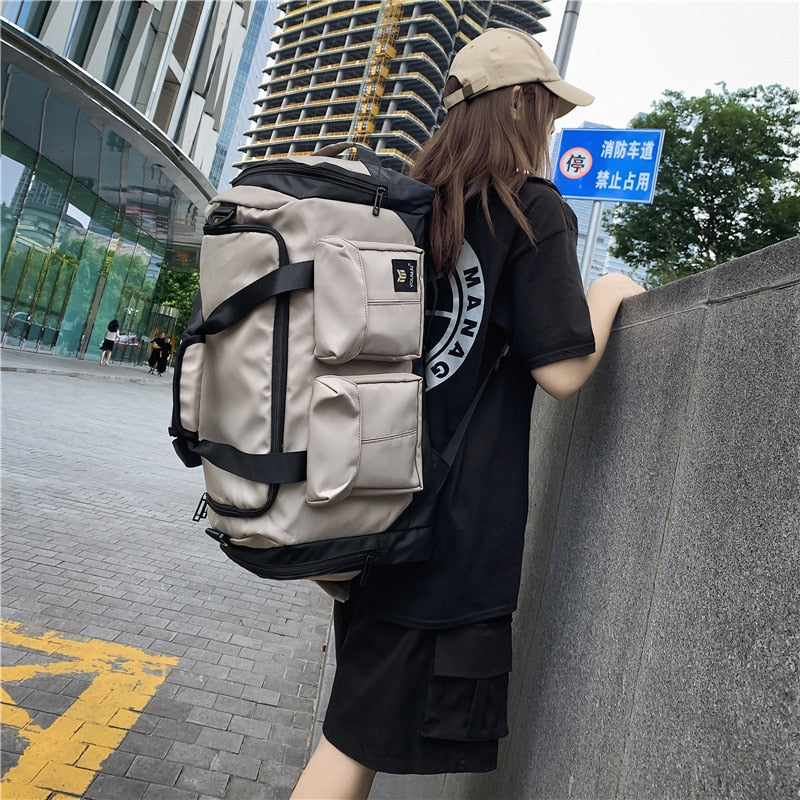 Back to school Dry and Wet Separation of Sports Training Fitness Backpack Large Capacity Waterproof Short Travel Backpack Luggage Tote Bag