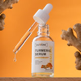 Flytonn Turmeric Lemon Oil Skin Glow To Lightening Acne Dark Patches, Acne Bright Skin Dark Spot Corrector Face Whitening Serum