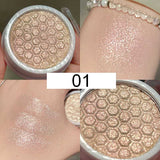 Flytonn Gorgeous Glitter Eyeshadow Earth Tones Long Lasting Waterproof Eyeshadow Pearlescent Glitter Shimmer Eye Shadow Makeup Cosmetics