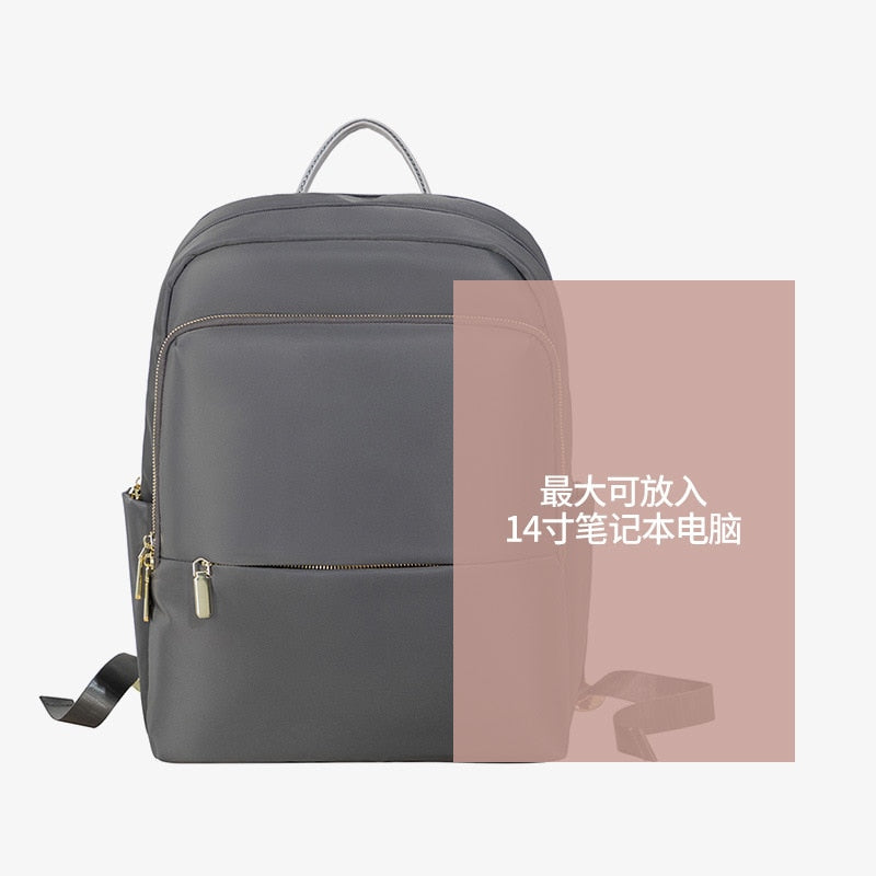 Back to school Korean New Oxford Cloth Women Backpack 14 Inch Laptop Bag Large Capacity Fashion Leisure Travel Backpack Women