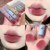 1/3pcs Nude Liquid Lipstick Set Velvet Matte Lip Gloss Long Lasting Non-stick Cup Lip Mud Tint Cream Makeup Pigment Cosmetics