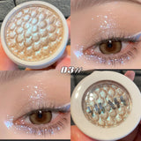 Flytonn Gorgeous Glitter Eyeshadow Earth Tones Long Lasting Waterproof Eyeshadow Pearlescent Glitter Shimmer Eye Shadow Makeup Cosmetics