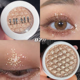 Flytonn Gorgeous Glitter Eyeshadow Earth Tones Long Lasting Waterproof Eyeshadow Pearlescent Glitter Shimmer Eye Shadow Makeup Cosmetics