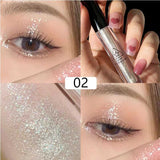 Flytonn Diamond Shimmer Waterproof Liquid Glitter Eyeliner Eyeshadow Shiny Metallic Eyeliner Pen Eye Beauty Party Makeup