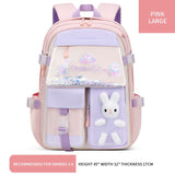Back to school New Girl Refrigerator Style Primary School Bag Cute Girl Backpack Decompression Waterproof Large Capacity Backpack