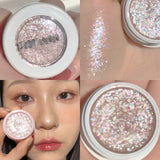 Flytonn Gorgeous Glitter Eyeshadow Earth Tones Long Lasting Waterproof Eyeshadow Pearlescent Glitter Shimmer Eye Shadow Makeup Cosmetics