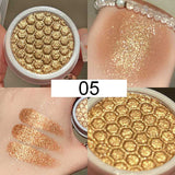 Flytonn Gorgeous Glitter Eyeshadow Earth Tones Long Lasting Waterproof Eyeshadow Pearlescent Glitter Shimmer Eye Shadow Makeup Cosmetics