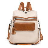 Back to school High Quality Pu Leather Woman Backpack Soft Vintage BagPack 2023 New Ladies Travel Rucksack