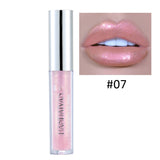 Flytonn Handaiyan 6 Colors Lip Gloss Longlasting Glitter Red Nude Lipstick Liquid Waterproof Moisturize Luminous Lipgloss Makeup