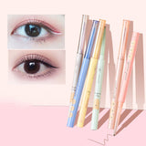 1 Pack Waterproof Cartoon Eyeliner Automatic Rotating Anti-Sweat Eyeliner Gel Anti-Sweat Eyeliner Professional Long Lasting