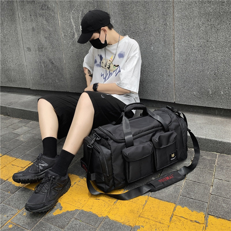 Back to school Dry and Wet Separation of Sports Training Fitness Backpack Large Capacity Waterproof Short Travel Backpack Luggage Tote Bag
