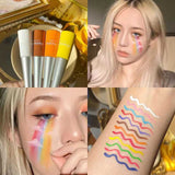 Flytonn 17 Colors Neon Liquid Eyeliner Pencil Waterproof Colorful Blue Green Yellow White Eye Liner Pen Women Makeup Eyes Cosmetics