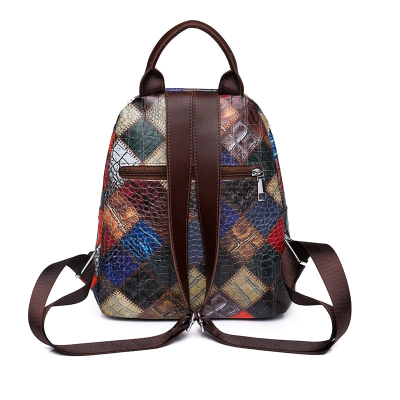 Back to school 2023 Leather Backpack Women Fashion Wild Trend Casual Small Ladies Travel Bag Backpack for Teenage Girls