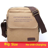 Back to school Man Urban Daily Carry Bag High Quality Men Canvas Shoulder Bag Casual Travel Men's Crossbody Bag Male Messenger Bags 3 Size
