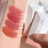 Flytonn 10 Colors Girl's Velvet Matte Lipstick Blush Waterproof Long Lasting Sexy Lipgloss Non-Stick Cup Makeup Lip Tint Cosmetic Makeup