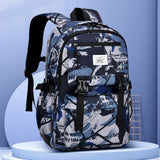 Back to school Elementary Students Schoolbag Fashion Camouflage Kids Backpack Large Capacity Waterproof Spine Protection School Bags for Boys