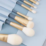 10Pcs Makeup Brushes Set Soft Rich Hair Eyeshadow Eyebrow Brush Beauty Cosmetics Foundation Blush Concealer Makeup Brushes Tool
