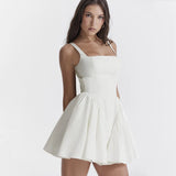 FLYTONN-Sexy spring and summer dresses, party dresses, graduation gifts,Charming Bow-Knot Dress