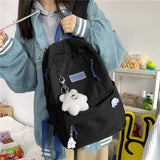 Back to school Women Backpack Teenage Girls Laptop Rucksack Student Shoulder School Bag Korean Style Schoolbag 2023 Boys