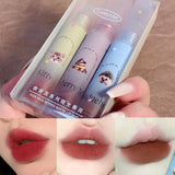 1/3pcs Nude Liquid Lipstick Set Velvet Matte Lip Gloss Long Lasting Non-stick Cup Lip Mud Tint Cream Makeup Pigment Cosmetics