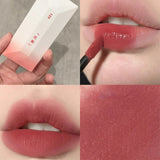 Flytonn 10 Colors Girl's Velvet Matte Lipstick Blush Waterproof Long Lasting Sexy Lipgloss Non-Stick Cup Makeup Lip Tint Cosmetic Makeup