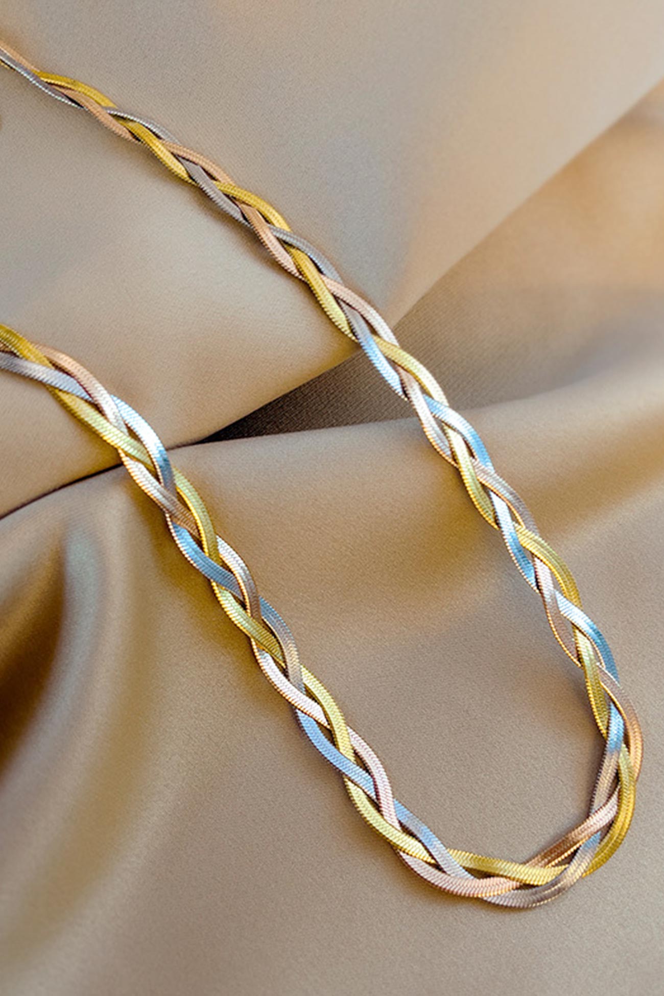 Flytonn-Valentine's Day gift Three Layer Braided Necklaces
