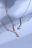 Flytonn-Valentine's Day gift V-shaped Polaris Necklace
