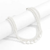 Flytonn-Esther Multilayer Pearl Necklace