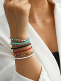 Flytonn-Beads Multi-Colored Bracelet Accessories