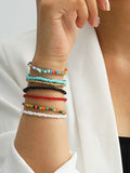 Flytonn-Beads Multi-Colored Bracelet Accessories