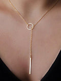 Flytonn- Women's necklace Chic & Modern Daily Geometry Necklaces / Gold / Silver / Fall / Winter / Spring