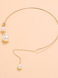 Flytonn- Women's necklace Chic & Modern Special Occasion Geometry Necklaces / Imitation Pearl / Fall / Winter / Spring / Summer