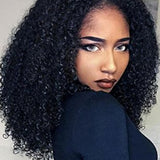 Flytonn-Black Fashion Personality Curly Wig