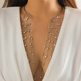 Flytonn-Abby Long Tassel Pendant Necklace