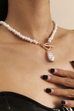 Flytonn-Sally Vintage Pearl Heart Pendant Necklace