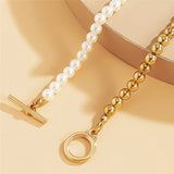 Flytonn-Wendy Pearl Chain Necklace