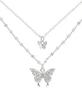 Flytonn- Women's necklace Fashion Outdoor Butterfly Necklaces