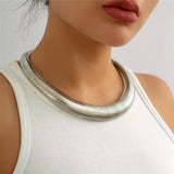 Flytonn-Penelope Exaggerated Heavy Metal Choker Necklace