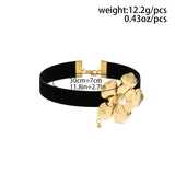 Flytonn-Vanessa Velvet Rose Flower Choker Necklace