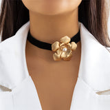 Flytonn-Vanessa Velvet Rose Flower Choker Necklace