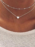 Flytonn- Mojoyce Women's necklace Fashion Outdoor Heart Necklaces